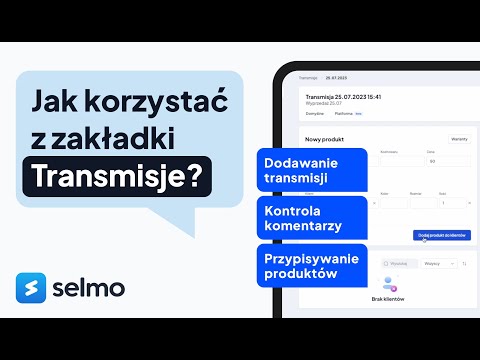 Jak zapisywać kupujących na transmisji sprzedażowej na Selmo?