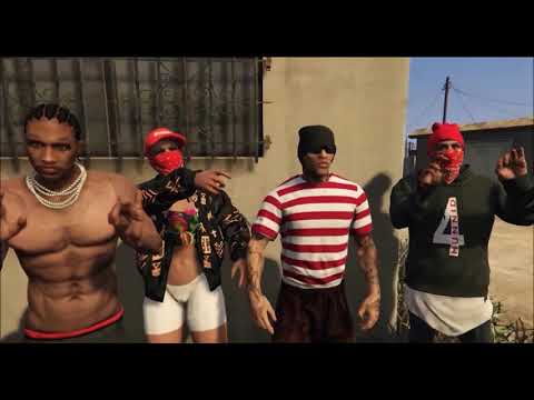 Slim 400 All My Niggas ft. C starr GTA 5 Video