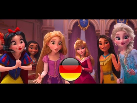 Vanellope meets the Disney Princesses (German) | RALPH BREAKS THE INTERNET