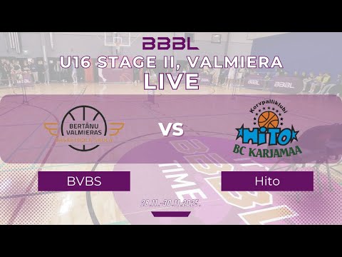 KK Hito/Johvi Spordikool 2010 vs Bertans VBS 2010 | BBBL Boys U16 | Stage II
