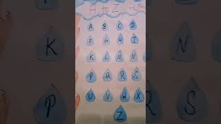 Beautiful Alphabet chart for kids| Alphabet chart for School projects