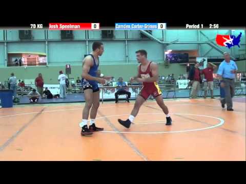 Josh Speelman vs. Camden Carter-Grimes at 2013 ASICS University Nationals - GR