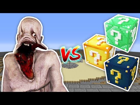 KORKUNÇ CANAVAR VS ŞANS BLOKLARI - Minecraft