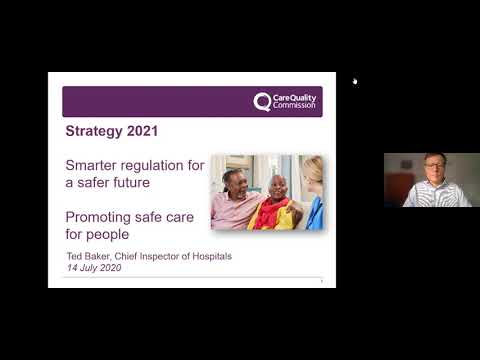 CQC Strategy 2021: Smarter regulation for a safer future – Promoting safe care for people