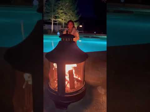 屋外暖炉またはプールの煙突?あなたが決めてください！  庭園