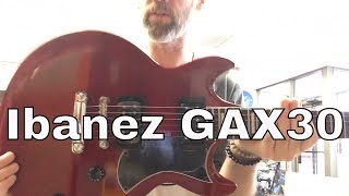 Video thumbnail for Ibanez GAX30 Demo by Ben Coombs