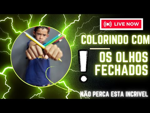 AVENTURAS DE NATHANAEL - (DESENHANDO COM OS OLHOS VENDADOS)