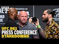 UFC 261 Press Conference Staredowns - MMA Fighting