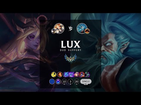 Lux Support vs Zilean - EUW Challenger Patch 12.16