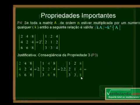 Matemática - Determinantes (Nona Parte)