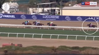 LAST TO FIRST! Soul Of An Angel from nowhere in the Breeders&#39; Cup Filly &amp; Mare Sprint 2024!