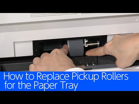 AM-C4000/5000/6000 - How to Replace Pickup Rollers for the Paper Tray