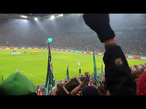 DFB-Pokal 2018/2019 Achtelfinale; BVB - SV Werder Bremen 5:7  - Elfmeter Max Kruse