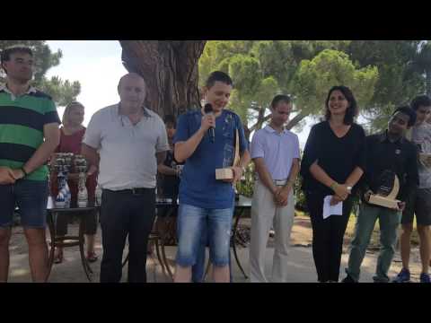 Areshchenko after winning Porticcio Open 2016