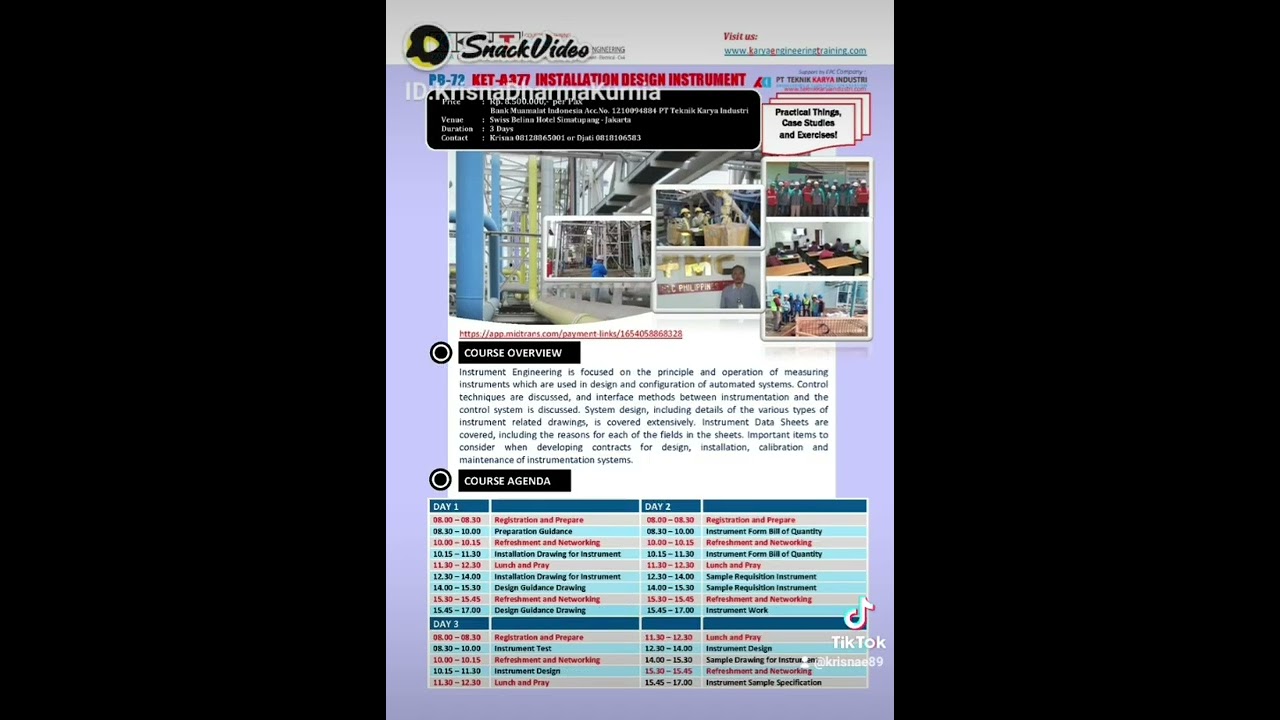 Karya Engineering Training (KET). CP: +628128865001.