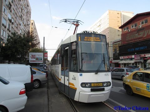 Călătorie pe Linia 1 Deviată pe Bulevardul Camil Ressu (Film din Arhiva Anului 2014)