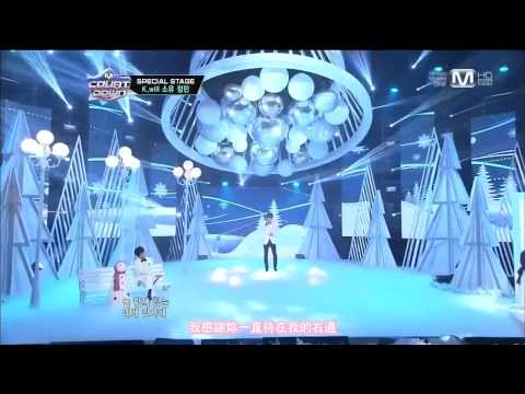 [繁中LIVE] 121220 K.Will, Soyou (SISTAR) & Jeongmin (Boyfriend) - White Love (X'MAS Special Stage)