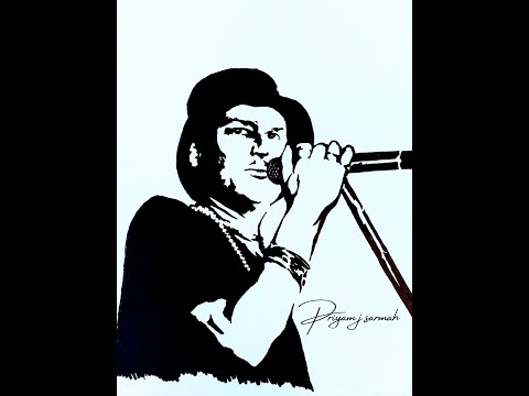 Happy 50th Birthday🎂 Zubeen Garg // #shorts #trending #drawing #zubeengarg #50thbirthday