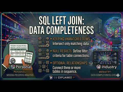 Sql Left Join Explained Keep Unmatched Rows And Handle Nulls Sql Tutorial