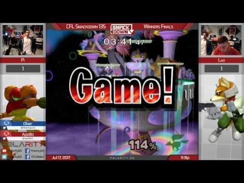CFL Smackdown 135 Melee - Pi (Samus) vs Lad (Fox) - Winners Finals