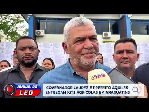GOVERNADOR LAUREZ MOREIRA ENTREGA MAIS DE 800 KITS AGRÍCOLAS