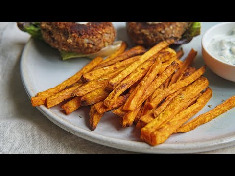 Patatas "No Fritas" de BATATA  al horno. BONIATO chips sanas