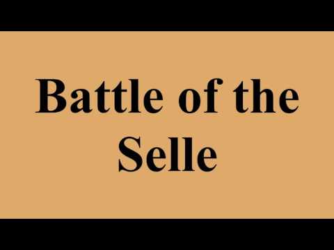 Battle of the Selle