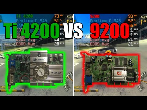 GeForce4 Ti 4200 vs Radeon 9200 Test In 11 Games (No FPS Drop - Capture Card)