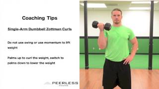 419. Single Arm Dumbbell Zottman Curls