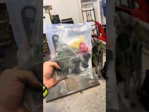 Luxon triple clamps installed on the yz450 