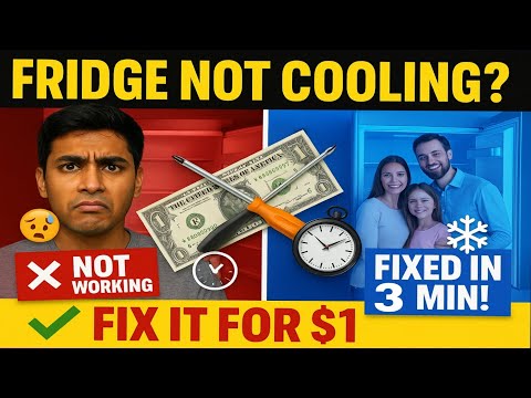 Fix Your Fridge in 3 Minutes! (Only $1 Needed) | DrStar Fix