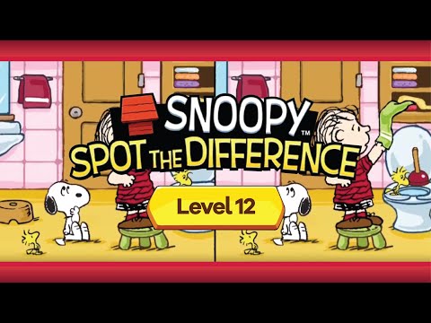 Snoopy Spot the Difference | Episode 1 | Level 12 | Normal