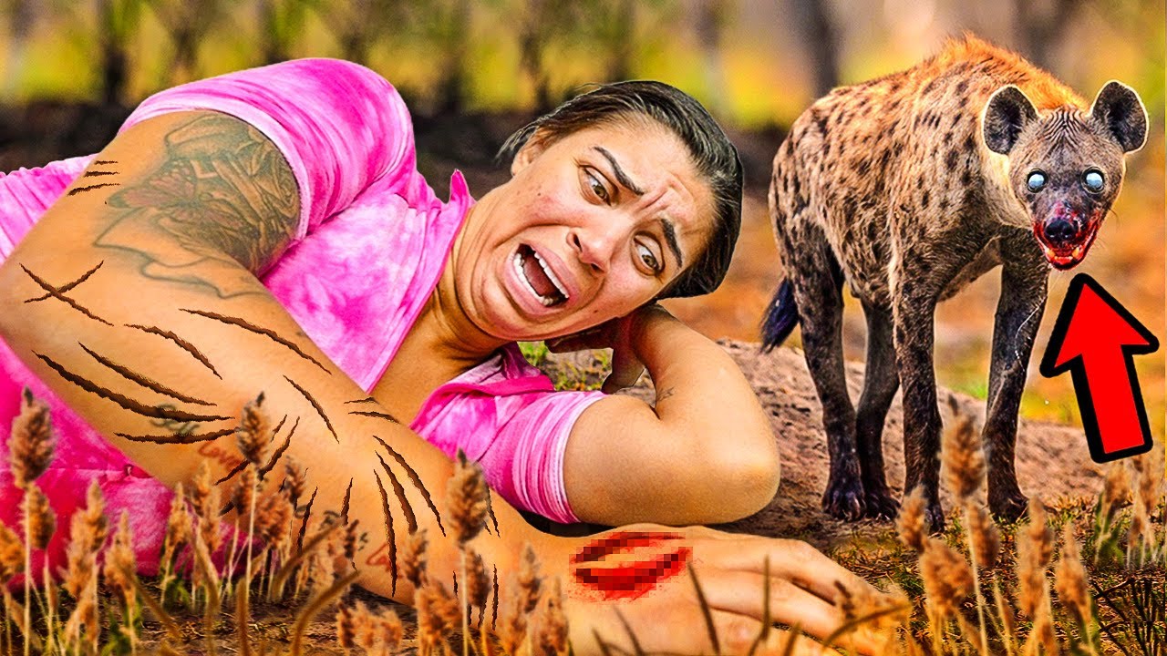 SCARY HYENA ATTACKS THE PRINCE FAMILY **CALL 911**