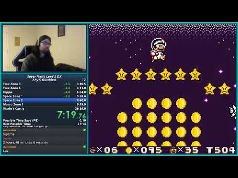 Super Mario Land 2 DX Glitchless Speedrun - 26m 24s