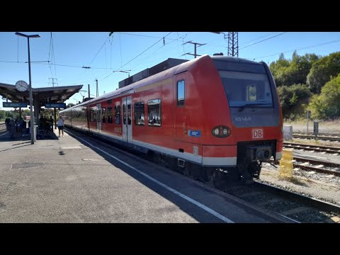 Mitfahrt in der kompletten S6 von Nürnberg Hbf bis Neustadt (Aisch) Bf in der BR 425