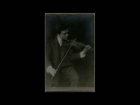 Bronislaw Huberman - Bach : Violin Concerto No.1 a-moll - 1st Mvt (1934)