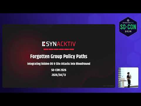 Forgotten Group Policy Paths: Integrating hidden OU & Site Attacks into BloodHound | SO-CON 26