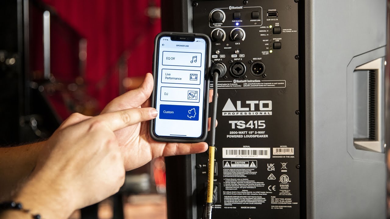 Enceinte de sonorisation 1200W