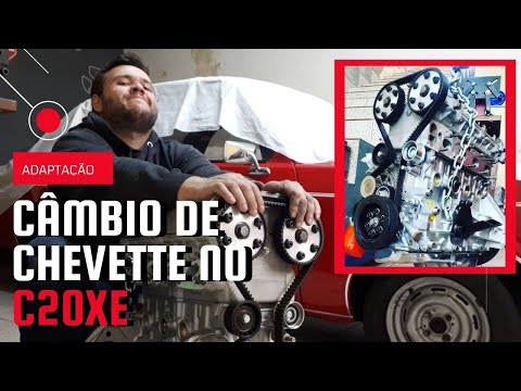 ADAPTEI O CAMBIO DO CHEVETTE NO MOTOR GM 2.0 16V (C20XE) NO NOSSO CHEVETTE TUBARÃO