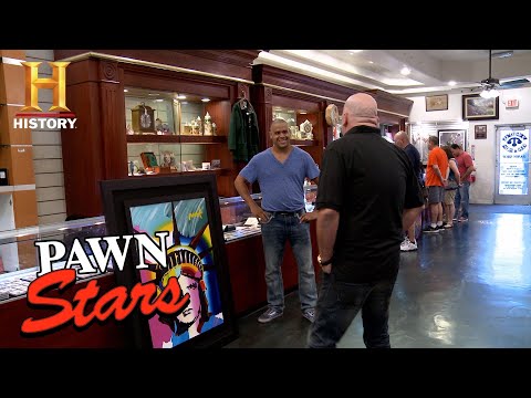 Pawn Stars: Rick Low Balls a Peter Max Painting | History