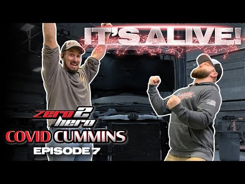 It's Alive! Firing Up Our Built 5.9L Cummins For The First Time // COVID CUMMINS EP. 7
