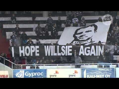 14.2.2013 HITS: Kannattajien tifo Willsielle