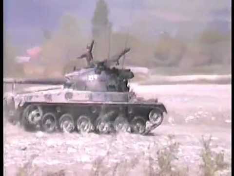 Panzer 68 auf dem Waffenplatz Thun 1992