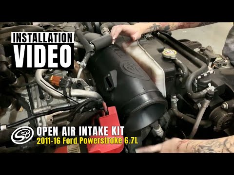 S&B Open Air Intake For The 2011-16 Ford Powerstroke 6.7L