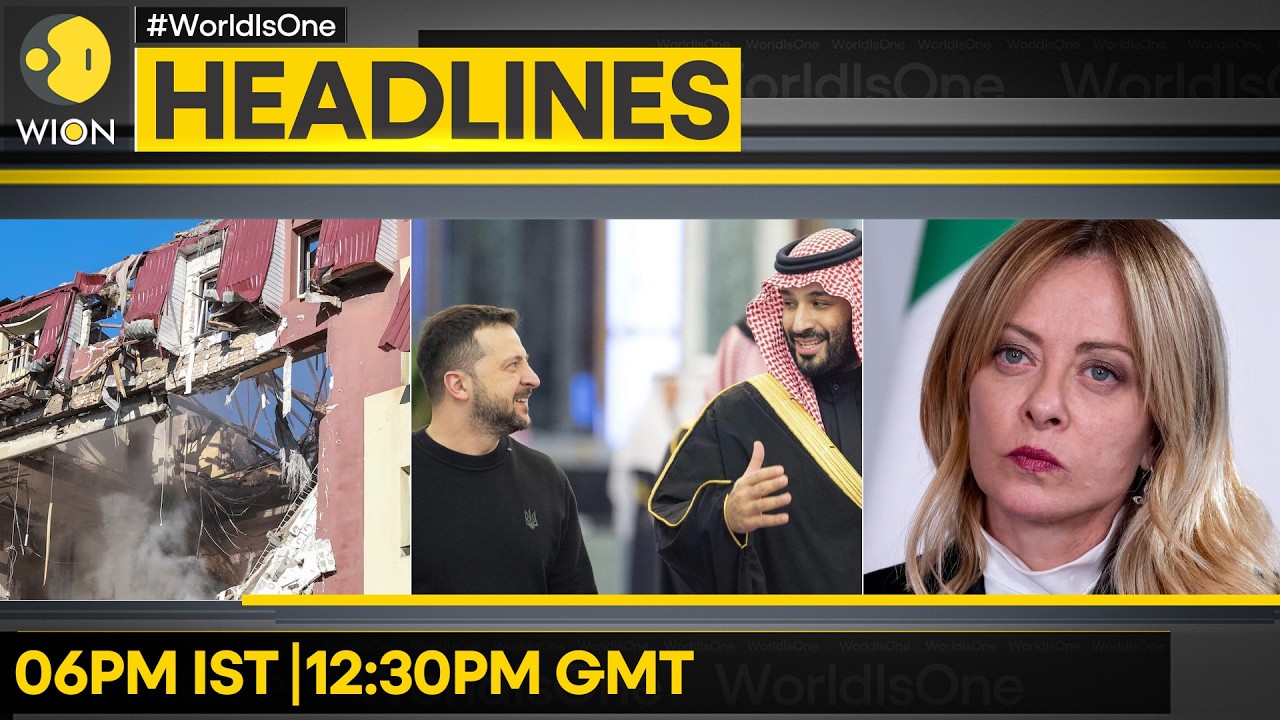 Ukraine: 2 Killed in Odesa Strike | Macron Meets Lebanese Counterpart | WION HEADLINES