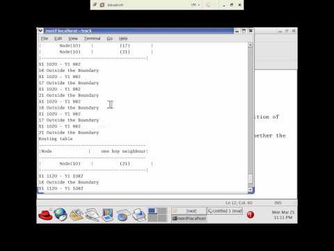 ns2 projects-Tracking Dynamic Boundaries using Sensor Network