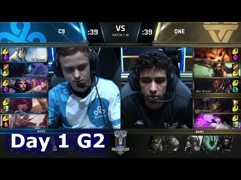 Cloud 9 vs Team oNe eSports | Day 1 of S7 LoL Worlds 2017 Play-in Stage | C9 vs ONE G1
