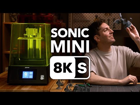 Sonic Mini 8K S 3D Printer - For those who just want to create - 1-minute version - Buy Now !
