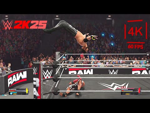 WWE 2k25 | Big Breakker vs Adrian Buck |My Rise  Singles  Match | 4k60Fps |  