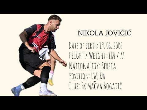 Nikola Jovičić - Highlights video - 2025 - Fk “Macva” Bogatic - @football-x2e3e 